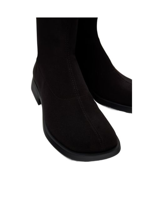 Camper Black Textile High Boots For