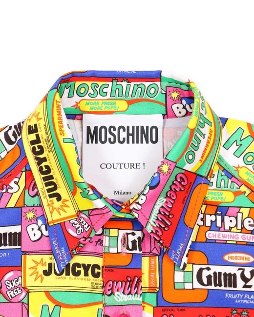 Moschino Multicolor Printed Dress