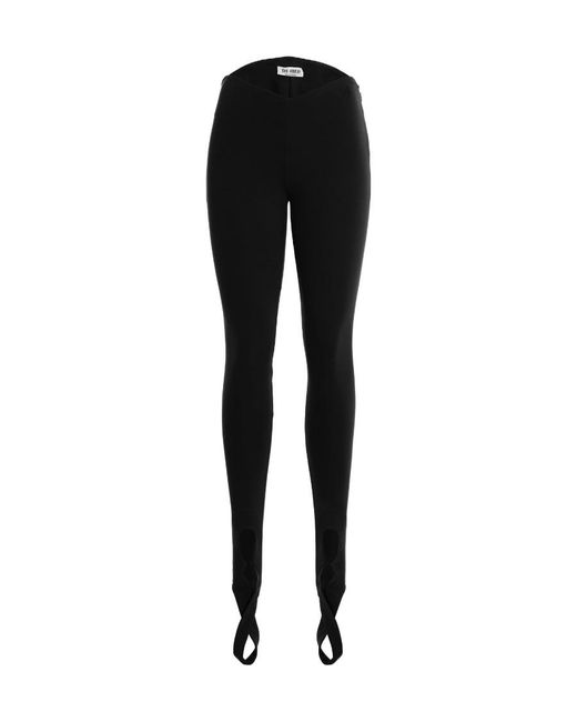 The Attico Black The Lea High Waist Leggings