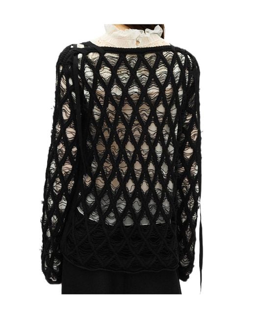 Ann Demeulemeester Black Izabel Sweater