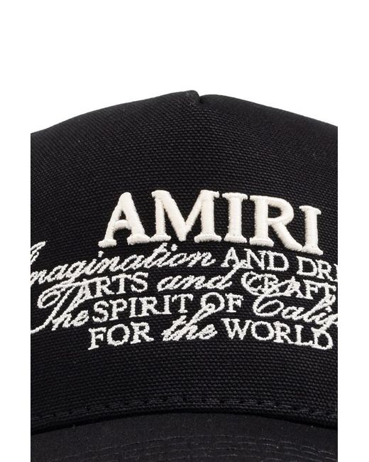 Amiri Black Spirit Hat for men