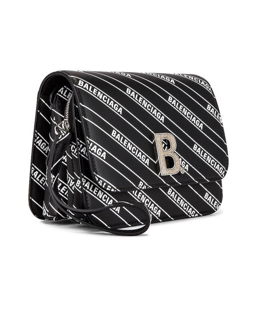 Balenciaga Black Logo Shoulder Bag