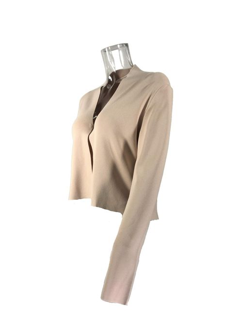 Max Mara Natural V-Neck Cardigan