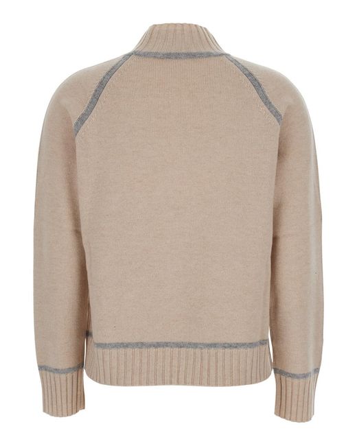 Max Mara Natural Studio Pescara High Neck Jumper