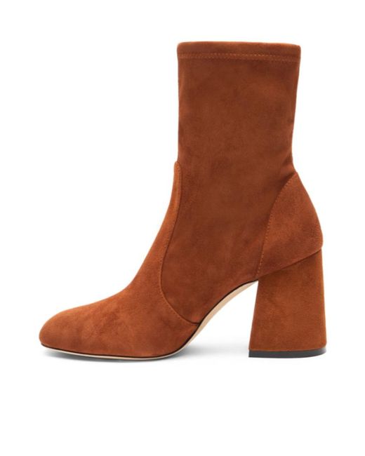 Stuart Weitzman Brown Essentialist Stretch 85