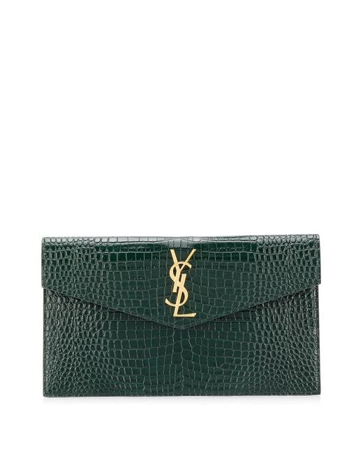 Saint Laurent Green Uptown Pouch