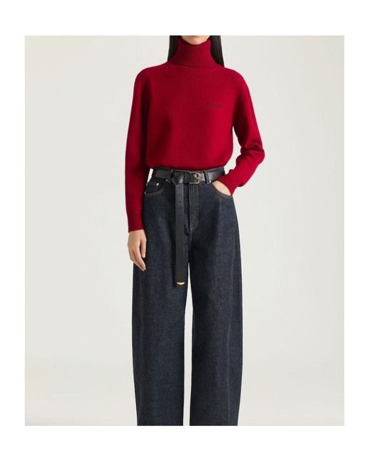 Givenchy Paris Signature Embroidered Turtleneck Sweater