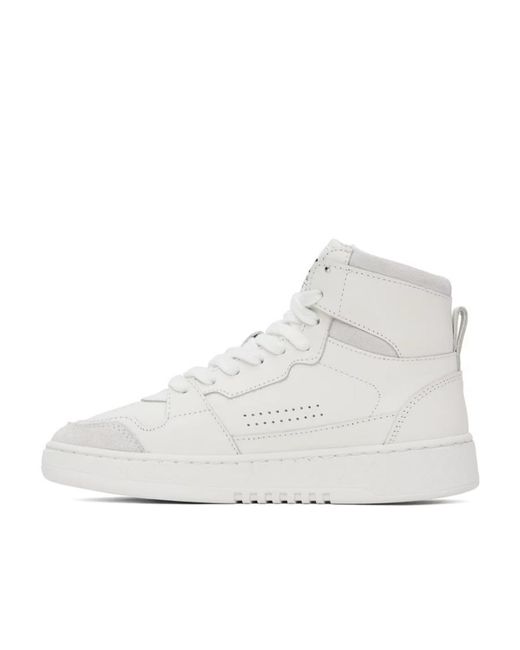 Axel Arigato White Dice Round Head High Top Casual Shoes
