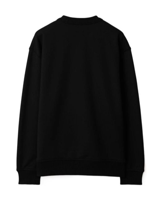 Burberry Black Crew Neck Long-Sleeved Sweatshirt