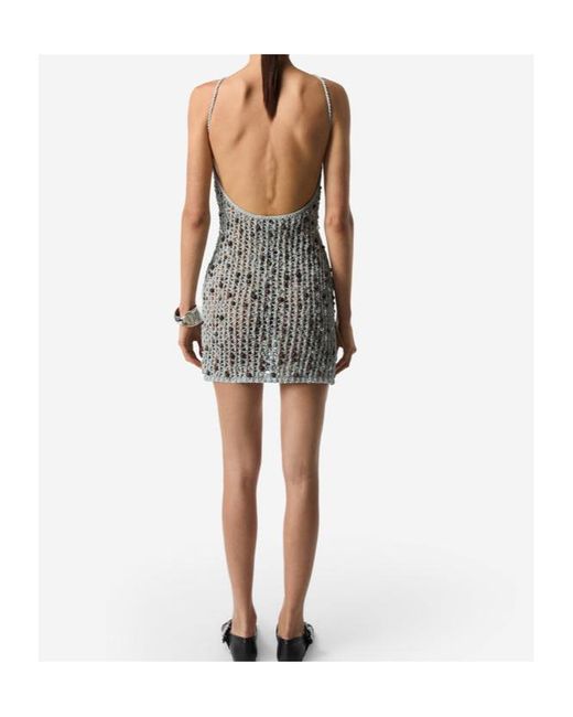Coperni Multicolor Beaded Knitted Dress