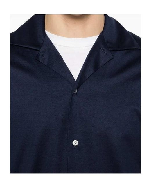Lardini Blue Buttoned Shirt for men