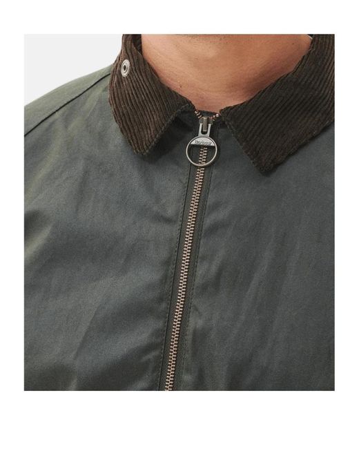Barbour Green Long-Sleeved Casual Jacket for men