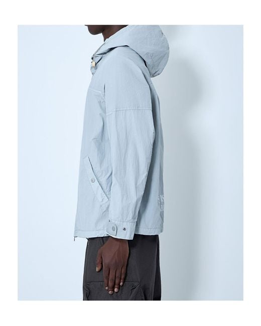 Stone Island Blue Marina Drawstring Jacket for men
