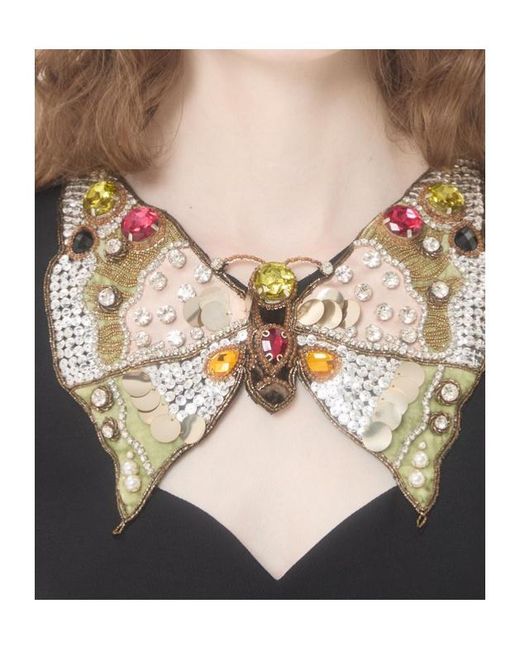 Valentino Black Embellished Bow Dress