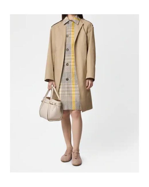 Tod's Natural 2-In-1 Trench Coat