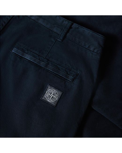 Stone Island Blue Gd Chino Scasual Chino for men