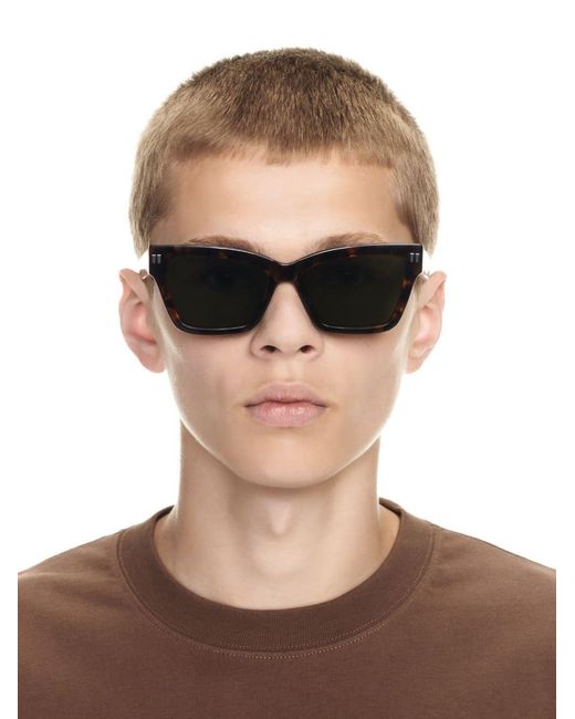 Off-White c/o Virgil Abloh Green Cincinnati Rectangular Frame Sunglasses for men