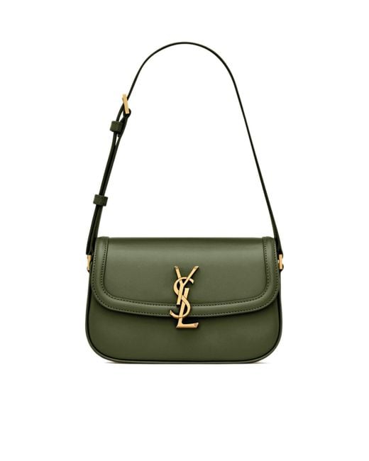 Saint Laurent Green Mini Solferino Shoulder Bag