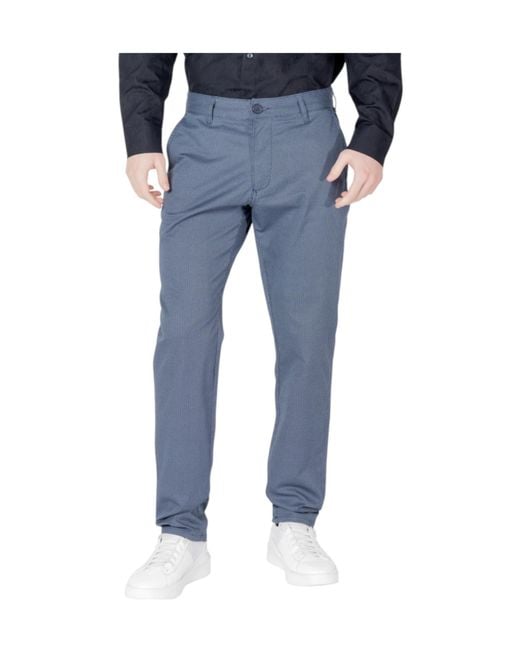 ARMANI EXCHANGE Gray Belt Loop Casual Pants for men