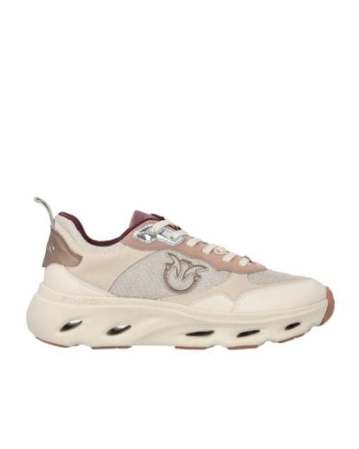 Pinko Multicolor Logo-Appliqué Chunky Sneakers