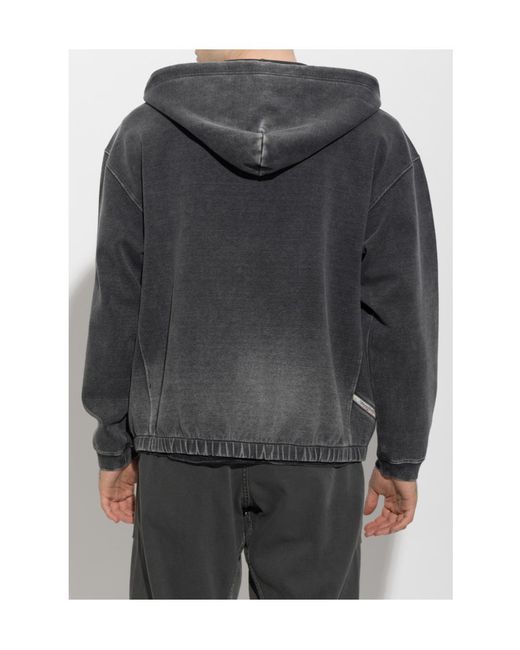 DIESEL Gray Hermy-Zip Jacket for men