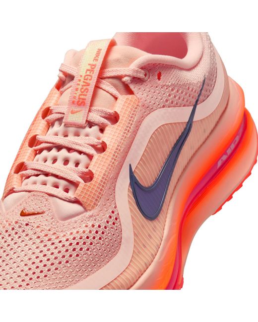 Nike Pink Pegasus Premium Running Shoes for men