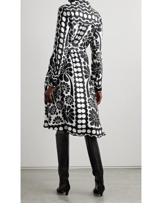 Farm Rio White Long Sleeve Dress