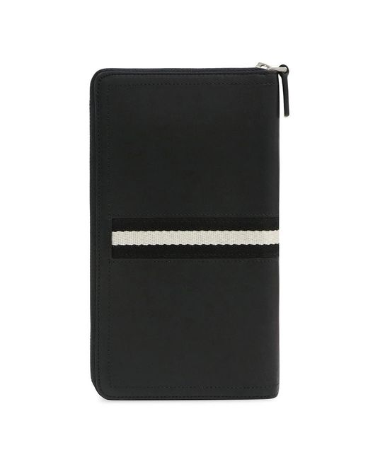 Bally Black Logo Wallet for men