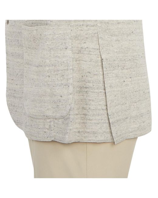 Lardini Gray Long-Sleeved Casual Jacket for men