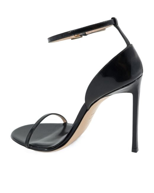 Tom Ford Metallic Ankle-Strap Stiletto Heeled Sandals