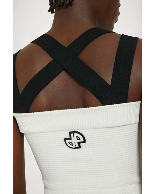 Patou White Double Strap Dress