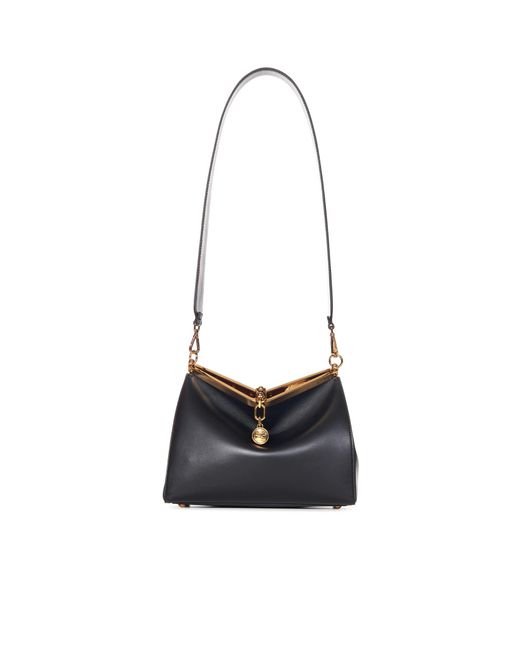 Etro Black Vela Medium Shoulder Bag