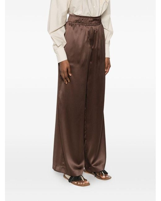 Brunello Cucinelli Brown Elasticated Trousers