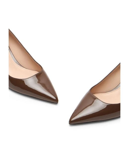 Stuart Weitzman Brown Stuart Sculpt Pump 50