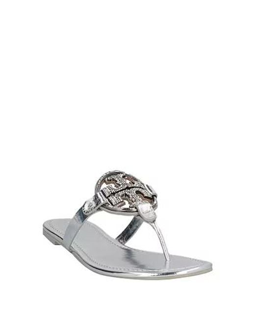 Tory Burch White Flip-Flops