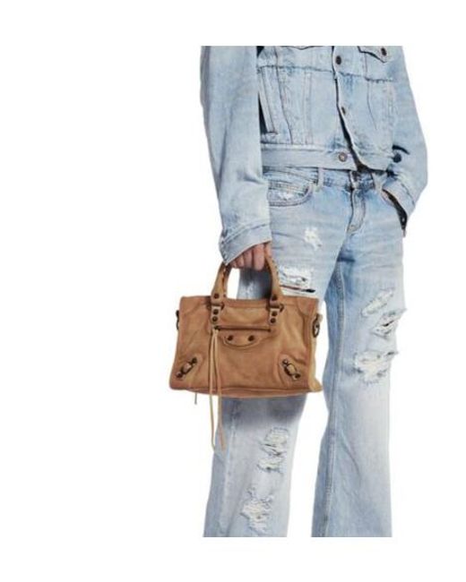 Balenciaga Brown Le City Bag Small