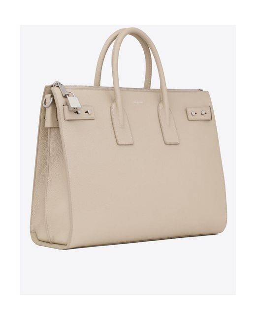 Saint Laurent Natural Sac De Jour Thin Large for men
