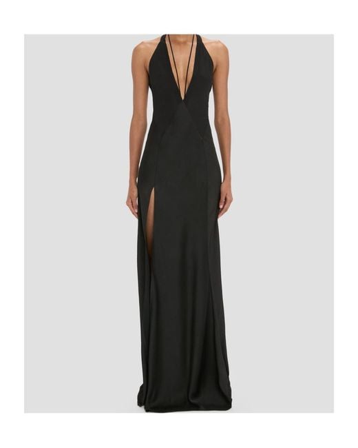 Victoria Beckham Black Cami Gown