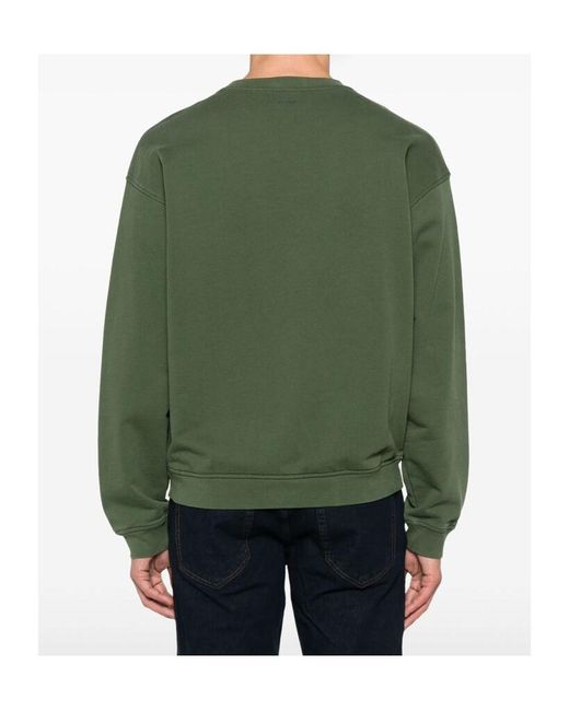 FRAME Green X Ritz Paris Embroidered Crewneck Sweatshirt for men