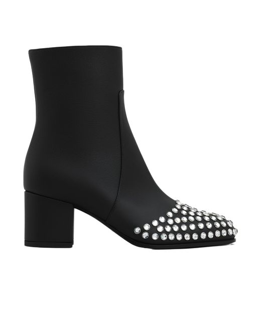 Alaïa Black Alaïa Strass Ankle Boots
