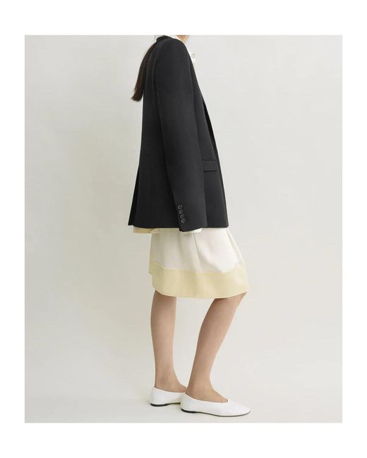 Totême Black Long-Sleeved Suit Jacket