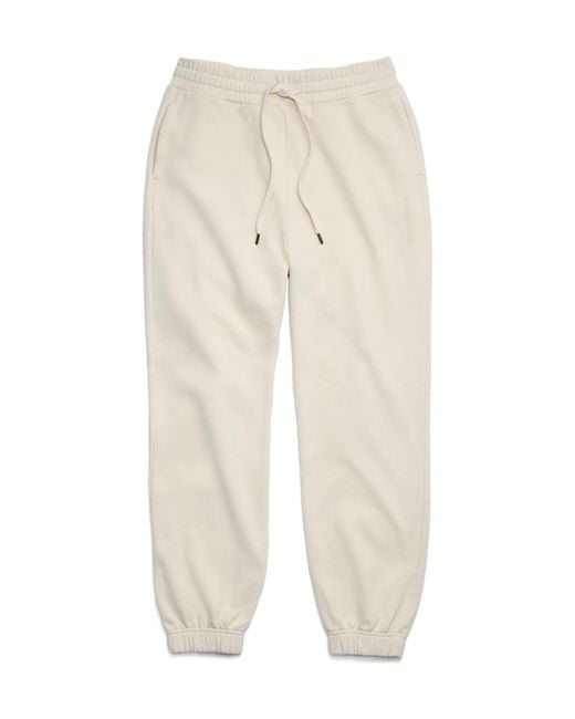 Canada Goose White Cotton Drawstring Sweatpants