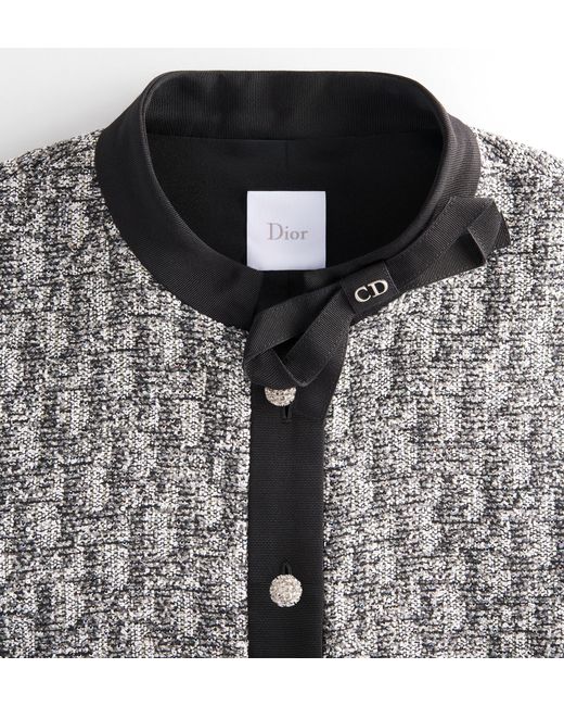 Dior Gray Long-Sleeved Jacket
