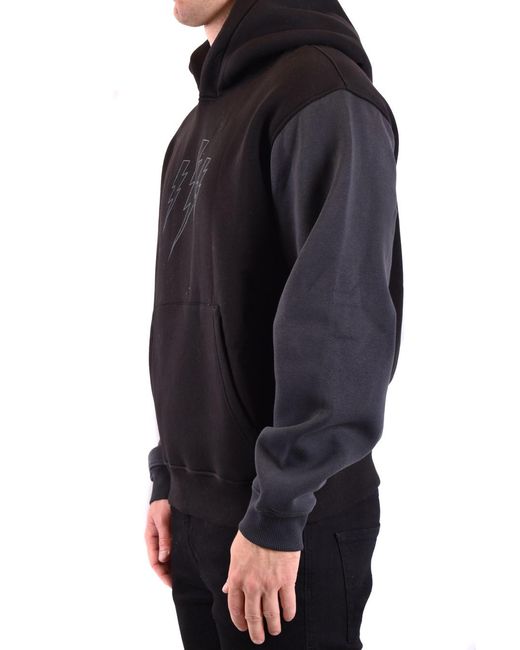 Neil Barrett Blue Long-Sleeved Sweater for men