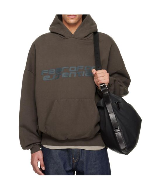 Fear Of God Green Heavy Fleece 90S Hoodie for men