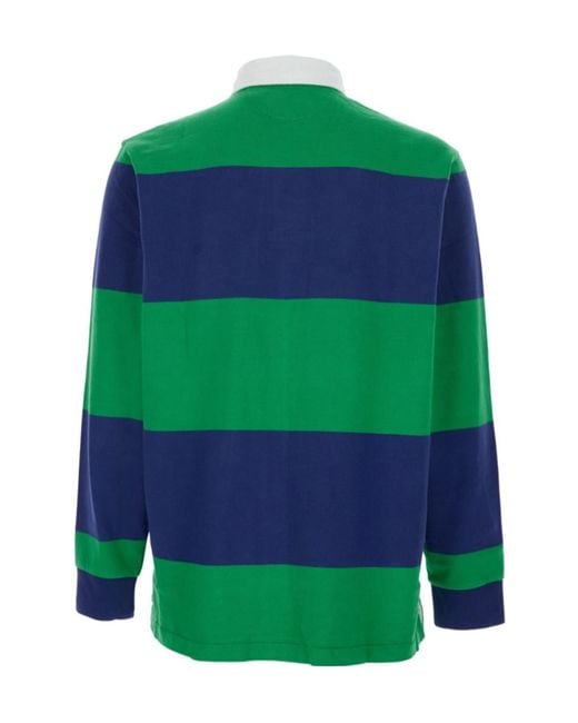 Polo Ralph Lauren Green Polo Shirt With Logo Embroidery for men