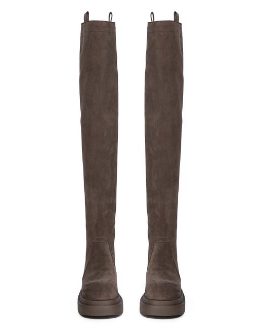 Rick Owens Brown Bogun Boots