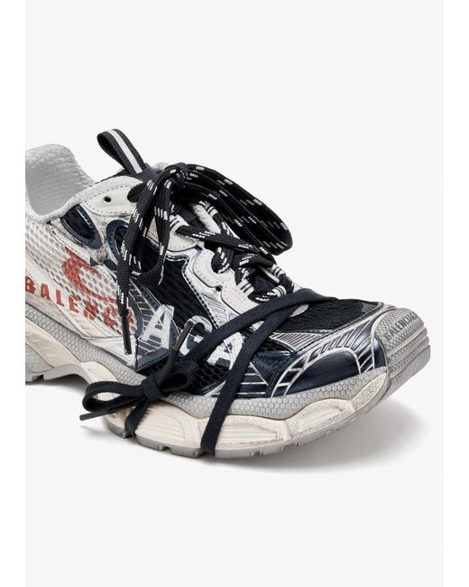 Balenciaga White 3Xl Split Logo Sneakers for men