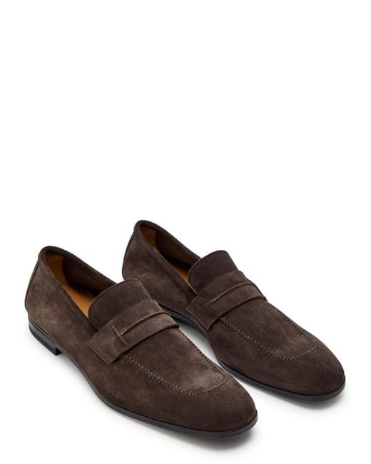 Tom Ford Brown Suede Loafers for men