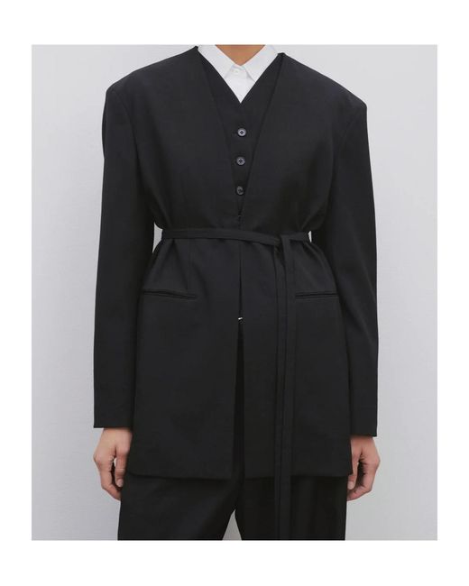The Row Black Clio Jacket